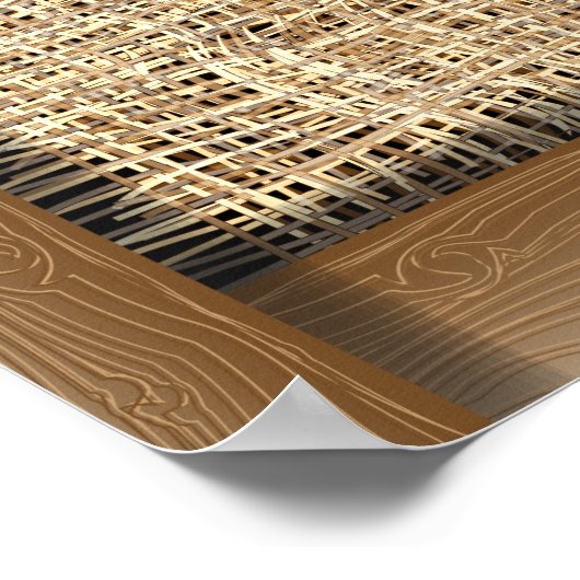 Moeder en kind van Afrika Poster (Hoek)