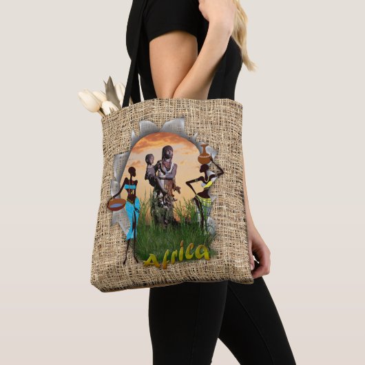 Moeder en kind van Afrika Tote Bag (Dichtbij)