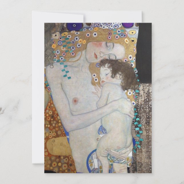 Moeder en kind van Gustav Klimt (Voorkant)
