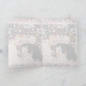 Moeder en kind van Gustav Klimt Collage Kaart (Binnen)