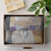 Moeder en Kind van Gustav Klimt Tissuepapier (Geschenk)