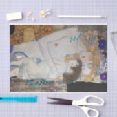 Moeder en Kind van Gustav Klimt Tissuepapier (Craft)