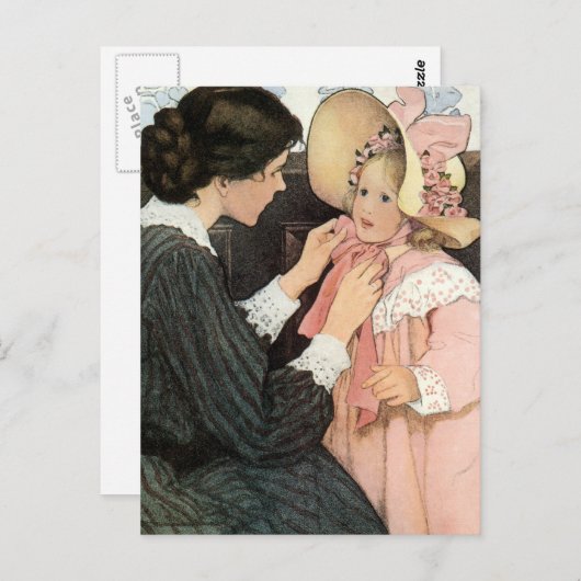 moeder en kind van Jessie Willcox Smith Briefkaart (Voorkant / Achterkant)