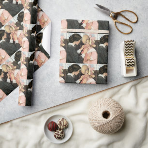 moeder en kind van Jessie Willcox Smith Cadeaupapier