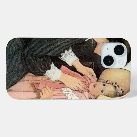  moeder en kind van Jessie Willcox Smith Case-Mate iPhone Case (Achterkant (horizontaal))