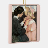 moeder en kind van Jessie Willcox Smith Keramisch Ornament (Rechts)