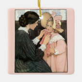 moeder en kind van Jessie Willcox Smith Keramisch Ornament (Voorkant)