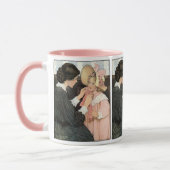  moeder en kind van Jessie Willcox Smith Mok (Links)