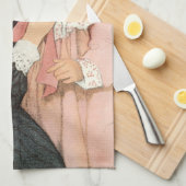  moeder en kind van Jessie Willcox Smith Theedoek (Quarter Fold)