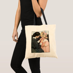  moeder en kind van Jessie Willcox Smith Tote Bag