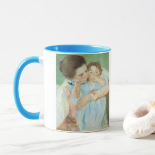 Moeder en Kind van Mary Cassatt, Vintage Fine Art Mok