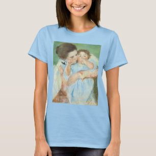 Moeder en Kind van Mary Cassatt, Vintage Fine Art T-shirt