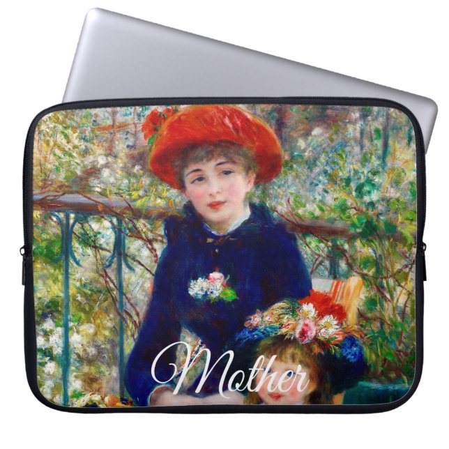 Moeder en kind van Renoir  Laptop Sleeve (Voorkant)