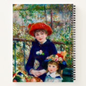 Moeder en kind van Renoir Notitieboek (Achterkant)