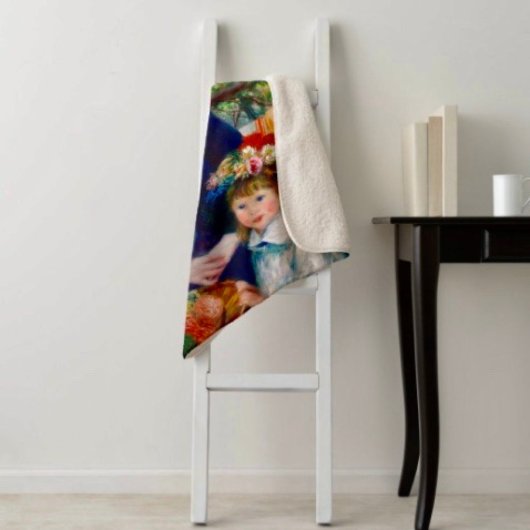 Moeder en kind van Renoir Sherpa Deken