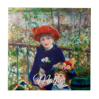 Moeder en Kind van Renoir Tegeltje