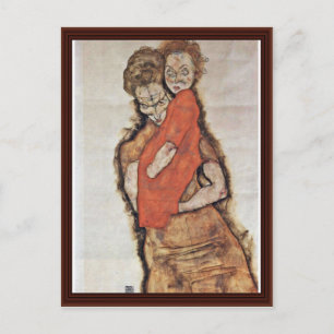 Moeder en kind van Schiele Egon Briefkaart