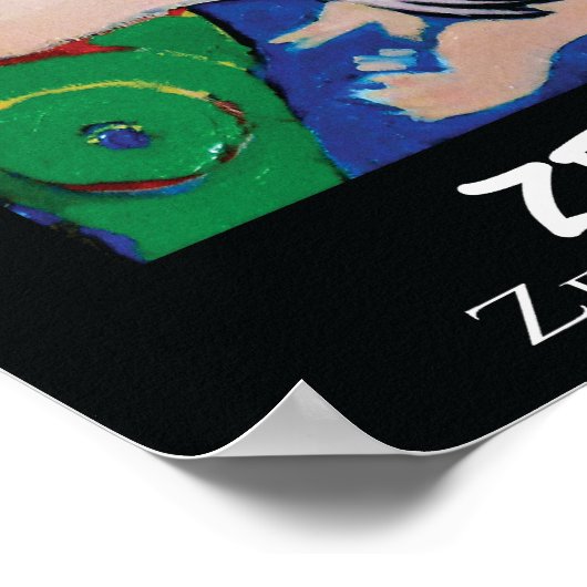 "Moeder en kind" van Zermeno Poster (Hoek)