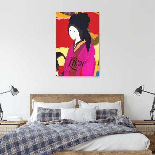 Moeder en Kind Verpakt Canvas (Insitu (Slaapkamer))