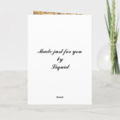 Moeder en kind Victoriaans Feestdagen Kaart (Achterkant)