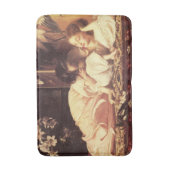 Moeder en kind (Vrouw en haar dochter) Badmat (Voorkant Verticaal)