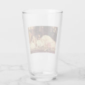 Moeder en kind (Vrouw en haar dochter) Glas (Achterkant)