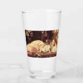 Moeder en kind (Vrouw en haar dochter) Glas (Voorkant)