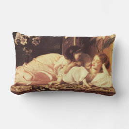 Moeder en kind (Vrouw en haar dochter) Kussen