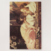 Moeder en kind (Vrouw en haar dochter) Legpuzzel (Verticaal)