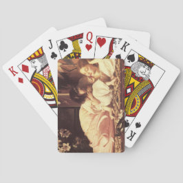 Moeder en kind (Vrouw en haar dochter) Pokerkaarten