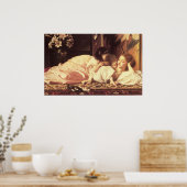 Moeder en kind (Vrouw en haar dochter) Poster (Keuken)
