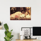 Moeder en kind (Vrouw en haar dochter) Poster (Thuiskantoor)