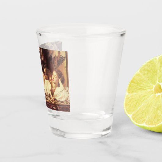 Moeder en kind (Vrouw en haar dochter) Shot Glas (Rechts)