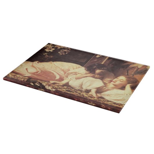 Moeder en kind (Vrouw en haar dochter) Snijplank (Hoek)