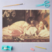 Moeder en kind (Vrouw en haar dochter) Tissuepapier (Craft)