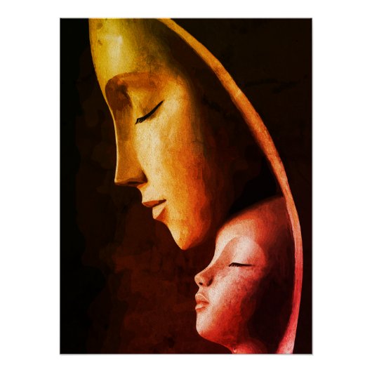Moeder en Kind Wanddecoratie (Voorkant)