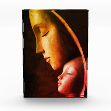 Moeder en Kind Wanddecoratie