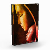 Moeder en Kind Wanddecoratie Fotoblokken (Links)