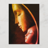 Moeder en Kind Wandkunst Briefkaart (Voorkant)