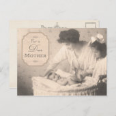 moeder en kinderen briefkaart (Voorkant / Achterkant)