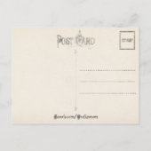 moeder en kinderen briefkaart (Achterkant)