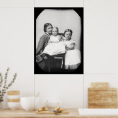 Moeder en kinderen Gertrude Hubbard Daguerreotype Poster (Keuken)