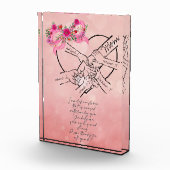 Moeder en kinderen illustreren met gedicht fotoblokken (Rechts)