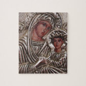 Moeder- en kinderpictogram, Madonna en Jezus in zi Legpuzzel (Verticaal)