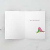 Moeder- en kindvogels kaart (Binnen)