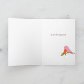 Moeder- en kindvogels kaart (Binnen)