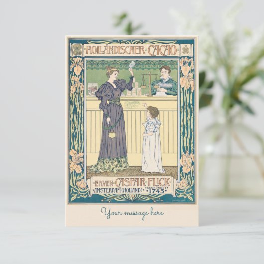  moeder en moeder - Moederdag Bedankkaart (Staand voorkant)