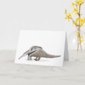 moeder- en Moederdag-anteaterkaart Kaart (Gele Bloem)