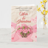 Moeder en oma Moederdag bloemen Kaart (Gele Bloem)