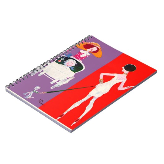 Moeder en schilder van John Held Jr - kunst Notitieboek (Linkerzijde)